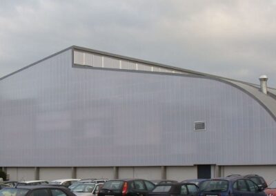 Sun Modul modular system large opaline curved gable end wall section