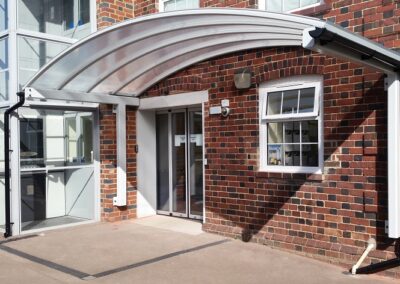 Office entrance canopy